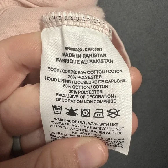 Nike Hoodie Womens XL Pink Pullover Sweatshirt Swoosh Logo Fleece DJ7668-864 - Picture 8 of 10